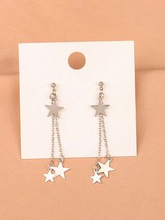 Star Drop Earrings, Watches Women Fashion, Valentine Day Crafts, Pink Ring, Silver Drop Earrings, Stylish Jewelry, Grunge Aesthetic, Pretty Jewellery