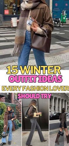 Stylish Warm Winter Outfits, Winter Ootd Women, Jean Winter Outfits, 2024 Winter Fashion, Model Winter Outfits, Winter Outfits For Short Women, Winter Outfits Sporty, Outfits Ideas Winter, Twee Fashion