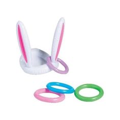 PartyGlowz Bunny Birthday Party Decorations, Easter Games For Kids, Easter Party Games, Bunny Birthday Party, Easter Event, Ring Toss Game, Easter Bunny Ears, Easter Games, Bunny Party