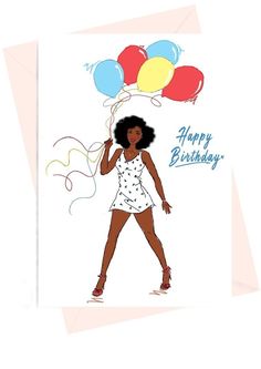 Beautiful birthday card with envelope. Sister Birthday Card, Lil Sister, Birthday Cards For Women