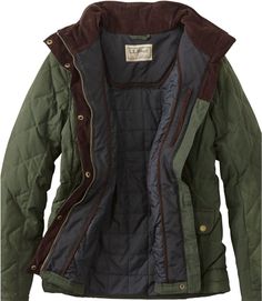 Women's L.L.Bean Upcountry Waxed-Cotton Down Jacket | Insulated Jackets at L.L.Bean Countryside Fashion, How To Have Style, Winter Jackets Women, Coffee Bean, Waxed Cotton, L L Bean, Outerwear Women, Preppy Style, Quality Clothing