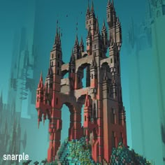 Snarple on Game Jolt: "The finished product of yesterday's stream with @Claire1593 and @Ba..." Minecraft Nether Castle, Nether Builds Minecraft, Nether Castle, Minecraft Mega Base, Minecraft Castle Walls, Nether Hub, Ian Mcque, Vampire Castle, Waterfall House