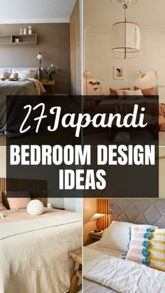 japanese bedroom design ideas with text overlay