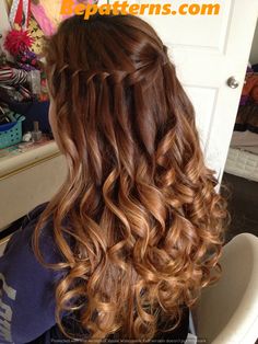 Easy Hairstyles for Girls that Look Amazing & Adorable Braid Hairstyle Ideas, Waterfall Hairstyle, Hair Canvas, Hairstyles Design, Braid Hairstyle, Waterfall Braid, Open Hairstyles, Classic Girl, Haircut Hairstyle