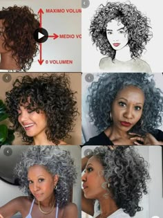 Rezo Cut Curly Hair, Shampoo For Wavy Hair, Black And Silver Hair, Perfect Curly Hair, Curly Hair Beauty, Natural Curly Hair Cuts, Natural Gray Hair