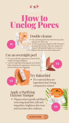 How to unclog pores Pimples Under The Skin, Acne Overnight, Cold Sores Remedies, Natural Cold Remedies, Natural Cough Remedies, Summer Skincare, Large Pores, Cold Remedies