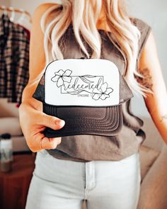 Christian Hats Christian Gifts for Her Trucker Caps Christian Christian Apparel Baptism Gift Scripture Gifts Bible Verse Hat - Etsy Cricut Hat Ideas, Scripture Gifts, Christian Hats, Scripture Gift, Happy Gifts, Hat Ideas, Sweat Shirts, Christian Apparel, Christian Clothing