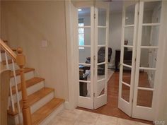 an open door leading to the living room