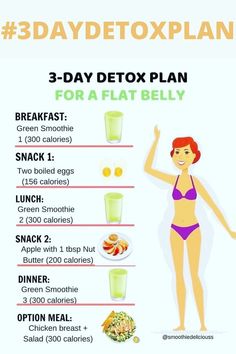 Detox Smoothie Recipes, 3 Day Detox, Resep Diet, Flat Belly Diet, Detox Plan, Smoothie Diet Plans, Healthy Smoothie, Diet Keto