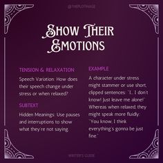 a purple poster with the words show their and motions