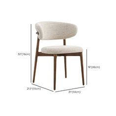 an image of a chair with measurements for the seat and back side, which is shown in