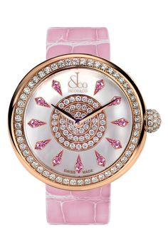 Jacob & Co - Brilliant One Row Rose Gold Pink Sapphires Jacob & Co Watches Women, Jacob And Co Watch Women, Cute Pink Jewelry, Expensive Jewelry Aesthetic, Jacob And Co, Rose Gold Aesthetic, Jewel Design, Expensive Jewelry Luxury, Twin Beds