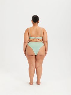 Hips don’t lie – the Jo Bottom stays true to the Riot motto, “Relax, it’s just ass”. Feel sexy and secure in this cheeky, high-rise silhouette that shows off while smoothing the more sensitive spots. A drawstring hip tie crafted from our signature soft + stretch fabric supports and shows offs midriff and hip detail – this is perfection. Paired with the Jax Top in Sage Model is wearing a size X-Large Model stats- Bust:41" Waist:36 1/2" Hips: 48 1/2" Extra Small fits 0-2 Small fits 2-4 Medium fits Pose Stock, Unconventional Beauty, Plus Size Art, Tie Crafts, Body Figure, Figure Poses, Body Reference, Anatomy Reference, Body Sculpting