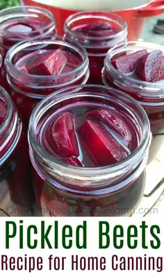 pickled beets recipe for home canning