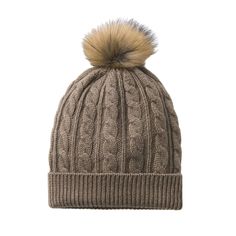 This eye-catching Pom Beanie keeps the wearer warm and safe in winter. The fur pom pom is a chic addition to your outfit that will give you a fashionable look with its ribbed knit design and wide fold over cuffs. Gentle hand-wash using delicate detergent, dry flat, steam-iron. Summer Color Palette, Pom Beanie, Fur Pom Pom, August Birth Stone, Pearl Jewellery Earrings, Eye Jewelry, Handmade Artisan, Knitting Designs, Gifts For New Moms