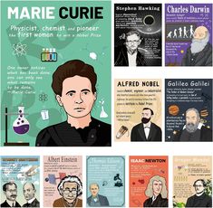 an image of marie curie poster