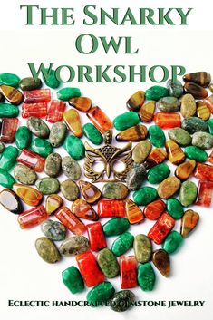 The Snarky Owl Workshop offers one-of-a-kind and limited-edition natural stone jewelry gifts for every budget and occasion, with fast shipping and professional service. Shop untreated, undyed semiprecious gemstones crafted into unique designs, or commission a custom piece for your special day.  https://snarkyowlworkshop.com Birthstones Jewelry, Green Aventurine Jewelry, Tigers Eye Jewelry, Medieval Reenactment, Upcycled Earrings, Blue Stones Jewelry, Aventurine Jewelry, Hematite Jewelry, Semiprecious Stone Jewelry