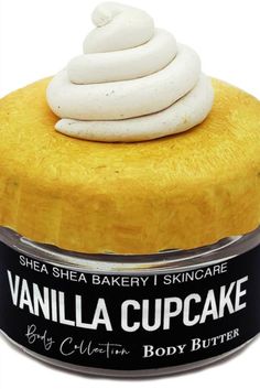 vanilla cupcake body butter with whipped cream