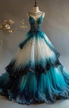 파티 드레스, Stunning Prom Dresses, Fashion Drawing Dresses, Princess Ball Gowns, Cute Prom Dresses, Prom Dress Inspiration, Fantasy Gowns