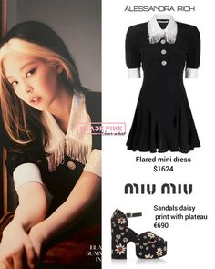 Kpop Miu Miu, Jennie Mini Dress, Chanel Mini Dress, Jennie Style, Estilo Madison Beer, Womens Skirt Outfits, Blackpink Outfits, Pop Clothing, Fashion Corner