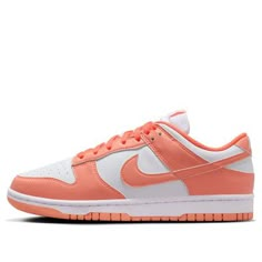 (WMNS) Nike Dunk Low Next Nature 'Light Wild Mango' DD1873-109 Peach Nike Dunks, Nike Dunk Low Next Nature, Low Dunks, Nature Light, Boss Babe Quotes, Dunks Nike, Swag Shoes, Nike Dunk Low, Dunk Low