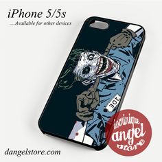 an iphone case with the image of a clown on it