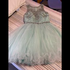 Only Used Once. Can Be For Any Occasion! Teal Dress, Gray White, Colorful Dresses, Womens Sizes, Mini Dress, Womens Dresses, Grey, Women Shopping, White