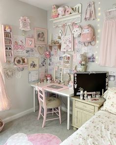 Kawaii Room Ideas, Coquette Room, Pink Room Decor, Dream Apartment Decor, Cute Bedroom Ideas, Cute Bedroom Decor, Cute Room Ideas