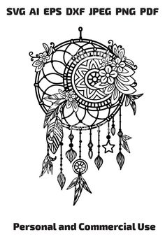 Dream Catcher Svg, Dreamcatcher Svg, Watercolour Doodles, Dream Catcher Drawing, Mandala Dreamcatcher, Dream Catcher Mandala, Tiny Tats, Dove Tattoos