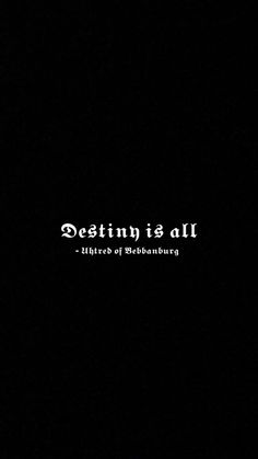 a black background with the words destinn is all written in white