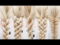 Braid To The Scalp, Braid For Beginners, Hair For Beginners, Braid Your Own Hair, Five Strand Braids, French Braids Tutorial