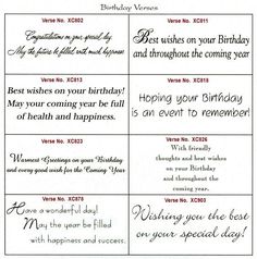 two birthday cards with handwritten words on them