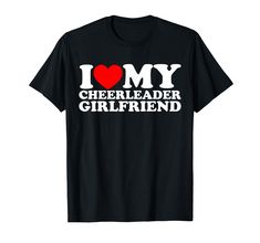 PRICES MAY VARY. I Love My Cheerleader Girlfriend For a boyfriend of a lovely cheerleader Lightweight, Classic fit, Double-needle sleeve and bottom hem Cheer Boyfriend Shirt, Cheer Boyfriend Shirts, Cheer Uniform Shadow Box, Cheer Boyfriend, Funny Cheerleader, Cheerleading Tshirts, Funny Boyfriend, Cheerleading Competition, Boyfriend Funny