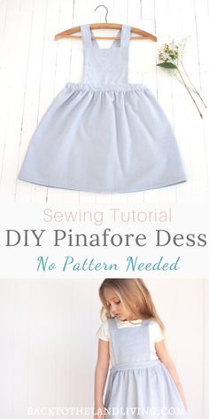 Outfits To Sew, Diy Pinafore Dress, Diy Pinafore, Linen Pinafore Dress, Robe Diy, Linen Pinafore