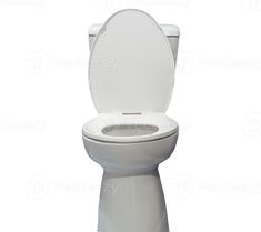 a white toilet bowl with the lid up