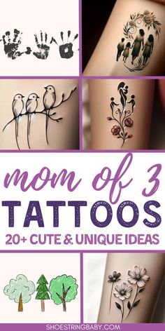 some tattoos that are on the side of a woman's arm