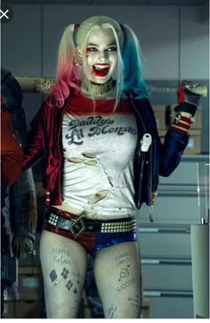 Harley Quinn Make-up, Harley Quinn Kunst, Harley Quinn Costume Diy, Joker E Harley Quinn, Harley Quinn Jacket, Harley Quinn Tattoo