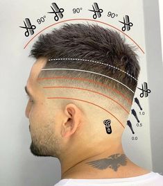 Mens Haircuts Short Hair, Gents Hair Style, Beard Fade, Cool Mens Haircuts, Faded Hair