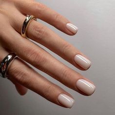 2022 NAILS | NUDE NAILS | CLASSY NAILS Engagement Nails, Instant Nails, Classy Nail Designs, Basic Nails