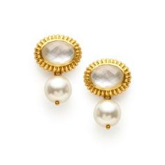 Julie Vos Byzantine Pearl Drop Earring Byzantine Earrings, Julie Vos Jewelry, Fine Pearl Jewelry, Pearl Accessories, India Jewelry, Fabulous Jewelry