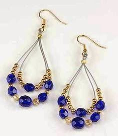 Gorg with an evening dress #Jewellery Poppy Loves Pinterest: Gorgeous Homemade Jewellery Bead Jewellery, Hand Made Jewelry, Jewelry Patterns, Jewelry Creation, Jewelry Projects, Diy Earrings