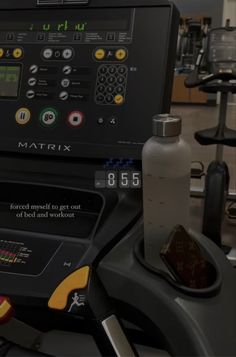 there is a machine in the gym with many items on it