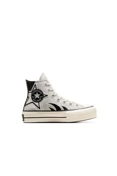 Star Overlays, Chuck Taylor All Star Lift, Edgy Looks, Bold Statements, Moto Style, Karen Walker, School Shopping, Converse Chuck Taylor All Star, High Top Shoes