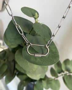 "This is a beautiful stainless steel carabiner necklace on a paper clip chain.  The links are 12mm x 4mm.  It is a modern necklace that is all stainless steel and will not tarnish and is hypoallergenic.  Choose the carabiner - one measures 20mm x 10mm and the other measures 25 x 14mm and is also stainless steel.  The carabiner unscrews to open and close. The chain is a smooth and shiny paper clip in all stainless steel. Both are stainless steel and unscrew to open and add charms, if you want. Th Carabiner Necklace, Paper Clip Necklace, Modern Necklace, Modern Necklaces, Cool Necklaces, Stainless Steel Necklace, Chain Link Necklace, Star Necklace, Paper Clip