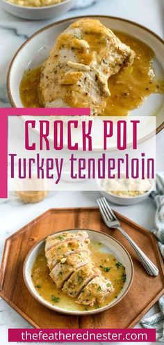 crock pot turkey tenderloin is an easy and delicious dinner that's ready in under 30 minutes