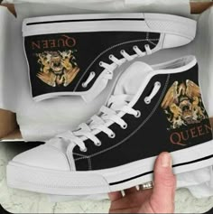 Vans Shoes Custom, Queen Band, The Beach Boys, High Top Vans, Shoes Custom, Mens High Tops, Bohemian Rhapsody, Freddie Mercury, High Top Shoes