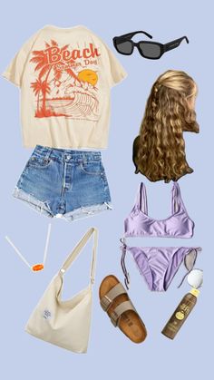 #summer #outfit #outfitinspo #summeroutfit #beach #beachoutfit #preppy #lilyruth1701 Preppy Beach Outfits, Preppy Beach, Preppy Summer Outfits, Outfit Collage, Cute Preppy Outfits, Cute Everyday Outfits, Preppy Outfits, Summer Aesthetic, Summer Outfit