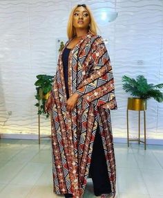 Ankara Kimono Dress, Ankara Prom Dress, African Kimono, Kimono Styles, African Print Kimono, Ankara Kimono, Ankara Maxi Dress, Dress African Print, Printed Prom Dresses