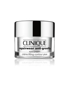 Eye cream virtually defies gravity. Reduces crepiness. Eye cream virtually defies gravity. Helps lift up. Reduces crepiness. What It Does Densely hydrating cream helps lift up around the eyes. Helps erase the look of fine lines and builds cushion into time-thinned skin. Even the first application creates a cushiony feel and a brighter look. Non-Acnegenic. Ophthalmologist Tested. How To Use Use twice a day, morning and night. With ring finger, apply sparingly to entire eye area using a gentle pat Eye Cream Clinique, Tighten Neck Skin, Find Your Foundation Shade, Hydrating Eye Cream, Holiday Fragrance, Long Wear Lipstick, Cream Contour, Anti Gravity, Foundation Shades