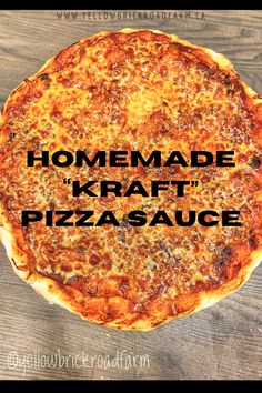 the homemade kraff pizza is ready to be eaten